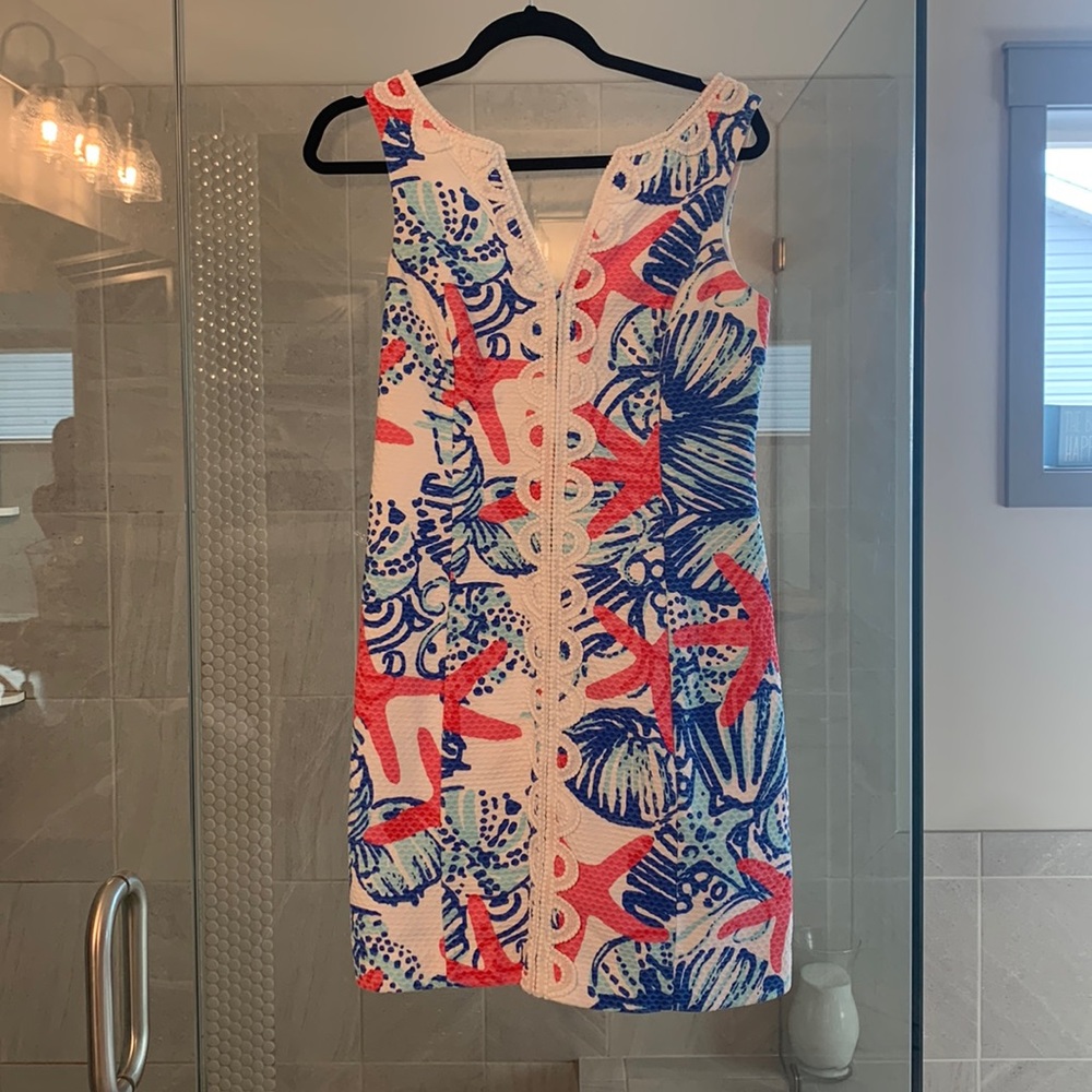 Lilly Pulitzer Janice Shift dress. She She Shells size 2